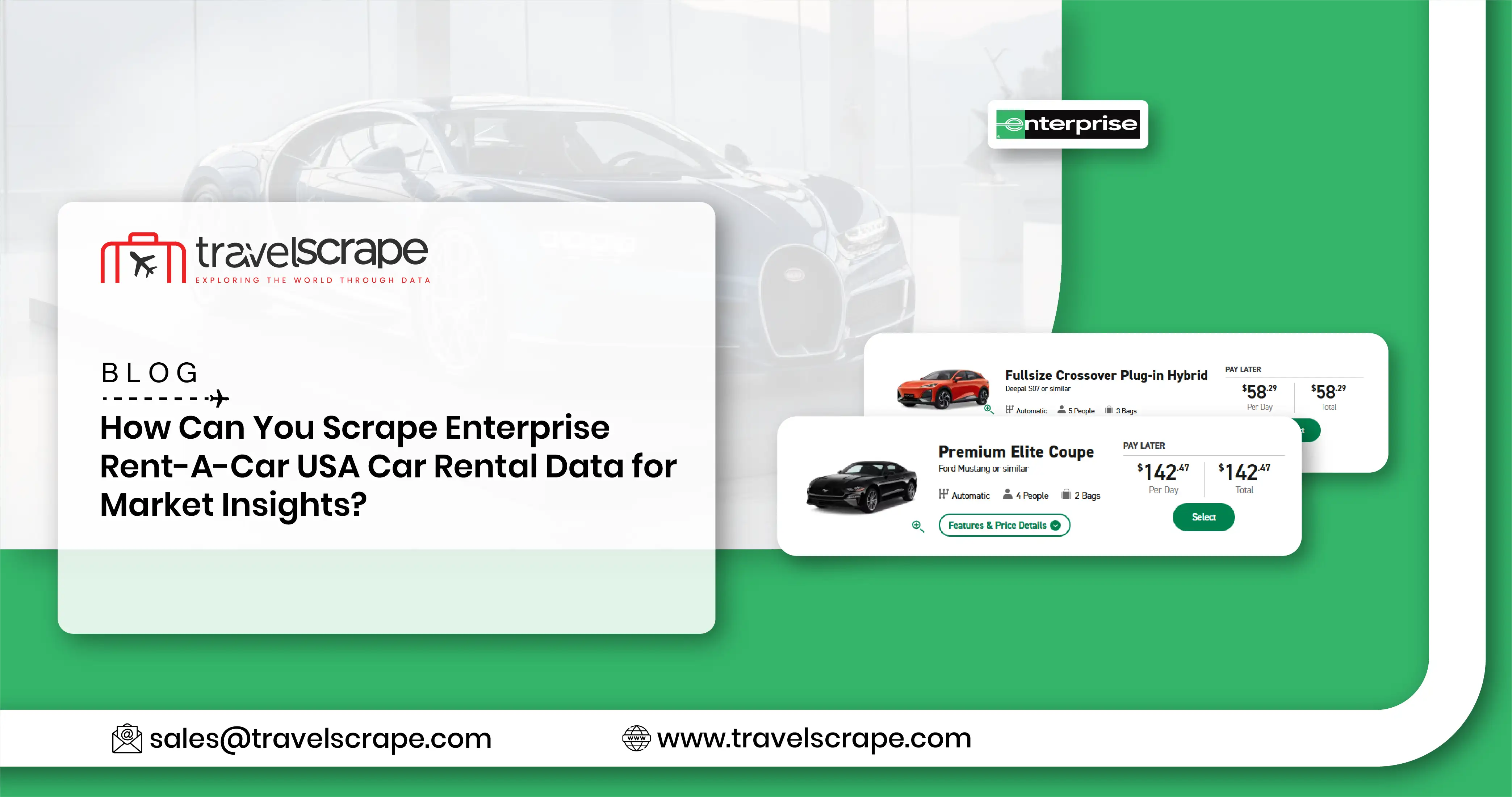 Scrape Enterprise Rent-A-Car USA Car Rental Data for Market Insights